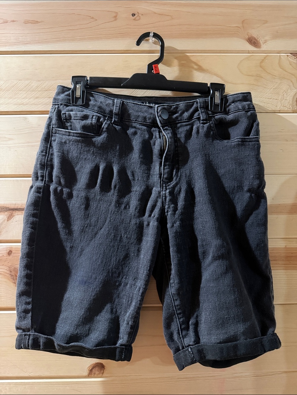 Black Denim Jeans Shorts